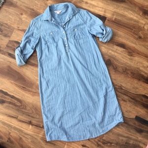 LAST CHANCE Brooks Brothers Chambray Shirt Dress